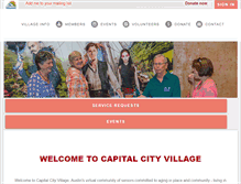Tablet Screenshot of capitalcityvillage.org